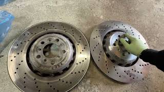 Brake And Rotor DIY BMW F10 M5 Endless MX72 Low Dust Pads [upl. by Elvin]