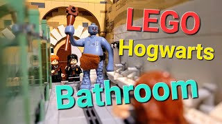 Building Hogwarts In Lego Episode 4 Interiors Bathroom [upl. by Ondrea816]