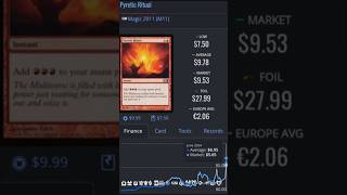 MTG HOT 🔥 CARDS TO WATCH Pyretic Ritual  M11 [upl. by Askari]