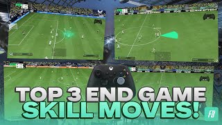 Top 3 END GAME Skill Moves in FC 24 [upl. by Aekal781]