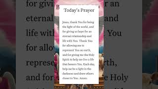 Spark Your DAY with Todays Powerful Prayer  Todays Prayer Spark [upl. by Countess840]