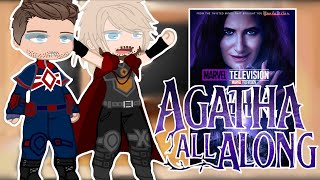 Avengers React to Agatha All Along  Gacha Club  Full Video [upl. by Wernher]