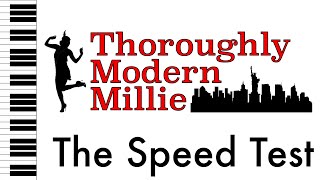 The Speed Test  Thoroughly Modern Millie  Piano AccompanimentRehearsal Track [upl. by Kapor334]