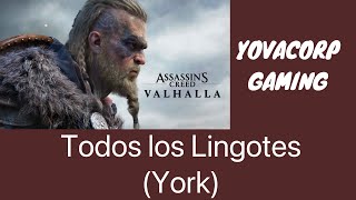 Assassins Creed Valhalla  Todos los Lingotes York GUIA [upl. by Farlie]