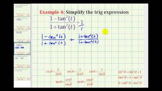 Example 4 Simplifying a Trigonometric Expression [upl. by Ailecra]