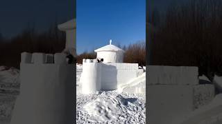 Snow Castle shortsvideo [upl. by Haldis]