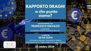 Rapporto Draghi A che punto siamo [upl. by Olifoet]