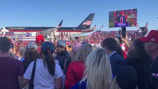 Former president Donald J Trump draws thousands to Freeland Michigan [upl. by Harrell]