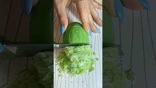 Cutting dry soap on table asmrsoap oddlysatisfying asmrsounds [upl. by Toddy]