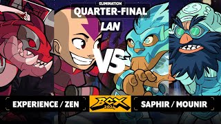 Experience amp Zen vs Saphir amp Mounir  Elimination Quarter Final  BCX 2024 [upl. by Llib]