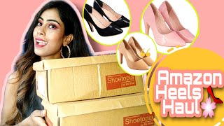 Amazon Heel Haul Shoetopia Heel haul Amazon heel haul under ₹900 Snazzy Samaira [upl. by Pammy]