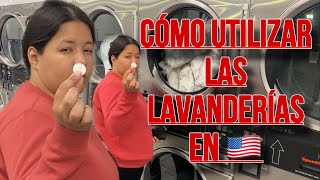 Como utilizar las Lavanderías en Estados Unidos 🇺🇸 Vlog 1 [upl. by Rostand]