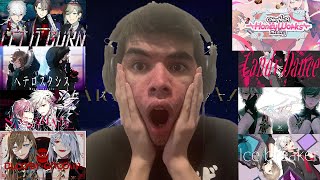 Reacting to Nijisanji JP Group ChroNoiR Original Songs amp Covers [upl. by Reibaj]