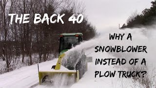 Why a Snowblower Instead of a Plow Truck [upl. by Llessur63]