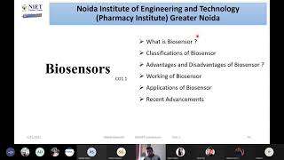 Biosensors Working and applications of biosensors in Pharmaceutical Industries [upl. by Akamaozu]