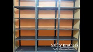 Slotted Rack Angle  Slotted Angle Manufacturer  Slotted Iron Rack  Metal Slotted Angle Rack [upl. by Yelats]