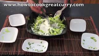 CUCUMBER RAITA  Indian Yoghurt Curd Recipe [upl. by Shep]