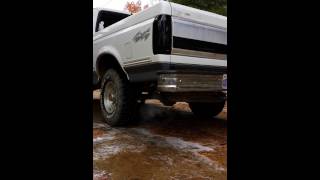 1993 Ford F150 XLT with Flowmaster 40 Series [upl. by Aihsemek]