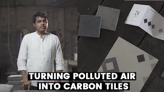 This Mumbai startup is Making Tiles Out of Polluted Air [upl. by Cutler]