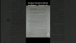 Bebino Arestat din cauza sifonului Scutaru Cornel Dovadă declarațiile lui [upl. by Yrad194]