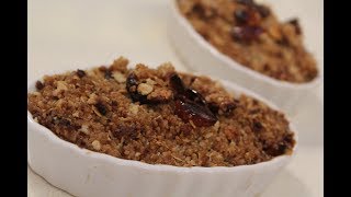 Dry Fruit Crumble  Dessert Recipes  Sanjeev Kapoor Khazana [upl. by Tracey468]