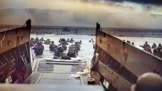 WW2 HD Colorization The Normandy Landings [upl. by Eylrahc]