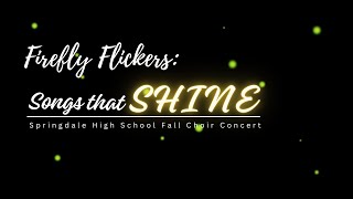 Springdale High School  2023 Fall Choir Concert [upl. by Inneg633]