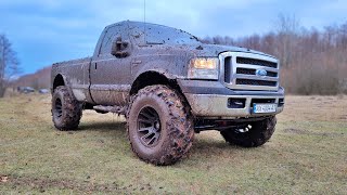 FORD F250 Super Duty 60 Diesel Power Stroke MUD OFF Road [upl. by Hplodnar380]