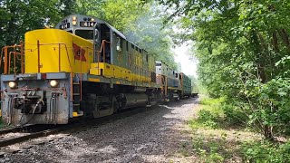 Delaware Lackawanna SC7 Peckville PA 2 June 2024 alcolocomotive delawarelackawanna [upl. by Vernor846]