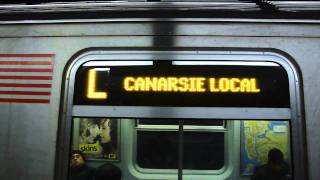 MTA New York City Subway  Canarsie  Rockaway Parkway Bound R143 L Train  Wilson Avenue [upl. by Aisha112]