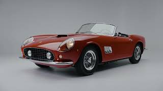 1961 Ferrari 250 GT SWB California Spider  Pebble Beach Auctions 2024 [upl. by Lyndes]