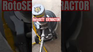 RotoSETT EXTRACTOR cleaning Berber No wicking method [upl. by Llehsal]