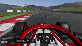 F1 2021 CHT rFactor  Antonio Giovinazzi Onboard Spielberg [upl. by Demetra]