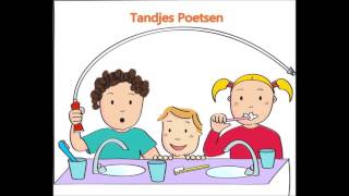 Babyliedje Tandjes Poetsen wwwhetbabyliedjesboeknl [upl. by Shepard]