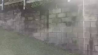 Leaking Block Retaining Walls Airlee Beach [upl. by Ecyak]