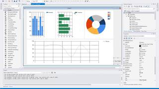 C Charts \ Graphs Visual Studio [upl. by Aleunam]