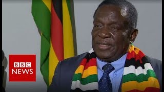 Zimbabwe President Mnangagwa says country is safe  BBC News [upl. by Prior]