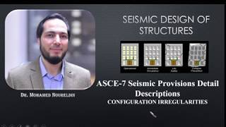 14ASCE7 Seismic ProvisionsCONFIGURATION IRREGULARITIES Dr Noureldin [upl. by Ikkim]