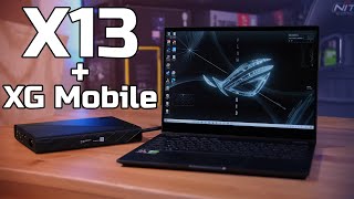 Asus ROG Flow X13  XG Mobile Review  Cool but why  TechteamGB [upl. by Yrrak]