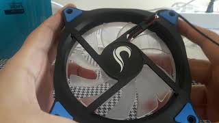 COOLER FAN RISE MODE UNBOXING E INSTALAÇÃO NO GABINETE E TESTE [upl. by Robin]