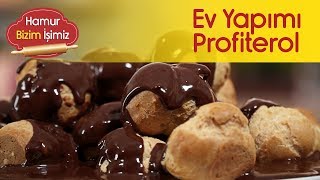 Ev Yapımı Profiterol  Tatlı Tarifleri [upl. by Ydnamron]