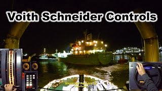 Tugboat Dual Camera 3  NightShift  Voith Schneider Controls [upl. by Ongun]