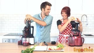 The Optimum 400 VS The Optimum 600  Cold Press Juicer Comparison [upl. by Eirojam904]