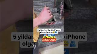 5YILDAN BERI ISHLAB IPHONE OLGAN DO’STING😂rekomendasikomik rekchiq youtubeshorts tiktok 1mln [upl. by Aihseyt]