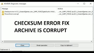 Fix Checksum error winrar [upl. by Acinomaj]