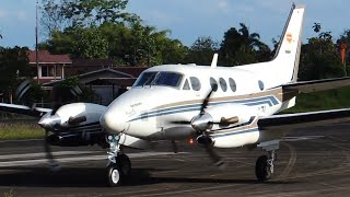 TAKE OFF Beechcraft C90B King Air [upl. by Warring]