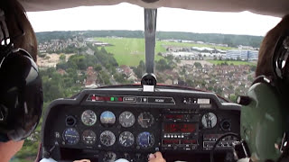 Approach and landing at Rochester Airport Kent EGTO [upl. by Lauri]