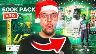 NIEMOŻLIWE TRAFY 🥵30x PACZKA ZA 600K MONET EA FC 24 Ultimate Team [upl. by Sankaran265]