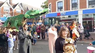 Tunbridge Wells Puppetry Festival Parade 2024 Tonna Doichead Tobari Paraid Feis Puipéid [upl. by Otrebmal]