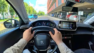 2023 Peugeot e208 EV  electric   POV Test Drive [upl. by Annabelle188]